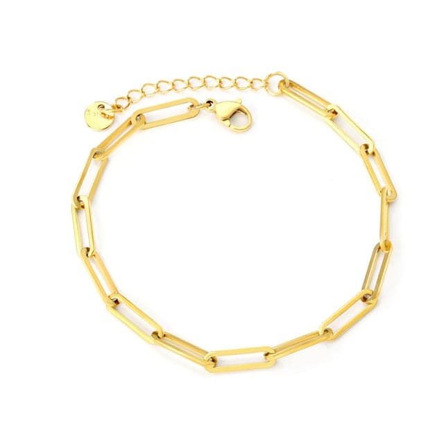 Elongated link bracelet, view 1 of 3