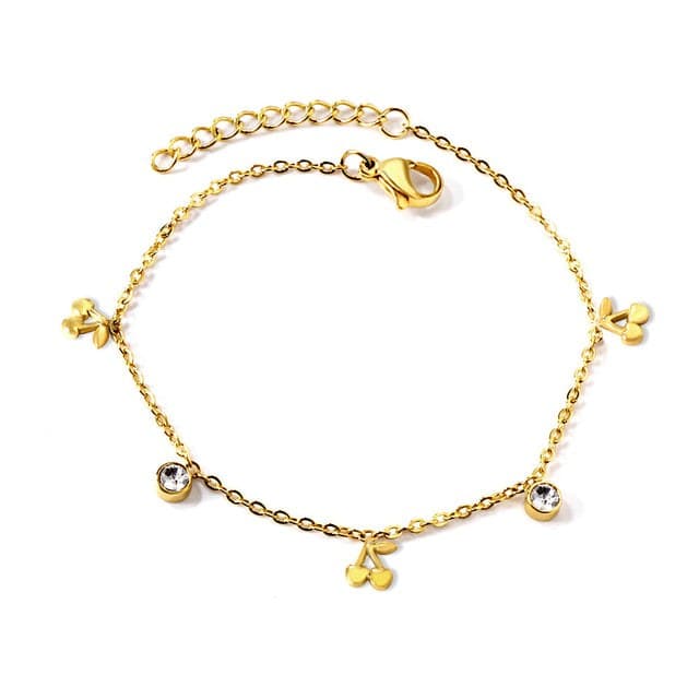 Cherry charm bracelet, view 1 of 4